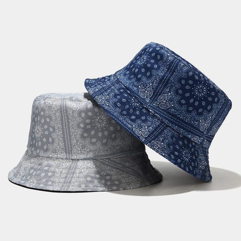 Berets Summer Black White Bucket Hat Men Women Cotton Paisley Print Outdoor Folding Reversible Sun CapBerets
Berets Summer Black White Bucket Hat Men Women Cotton Paisley Print Outdoor Folding Reversible Sun CapBerets