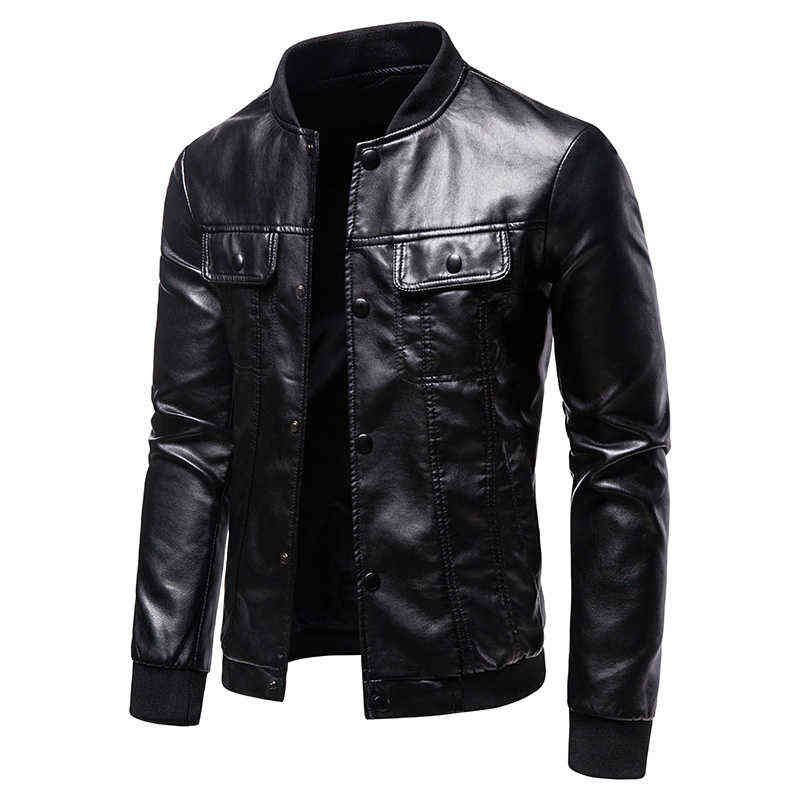Black Faux Leather Jacket Men's Motorcycle British Fashion Slim Tooling Male PU Leather Coat Stand Collar Casual Streetwear 4XL T220728
Black Faux Leather Jacket Men's Motorcycle British Fashion Slim Tooling Male PU Leather Coat Stand Collar Casual Streetwear 4XL T220728