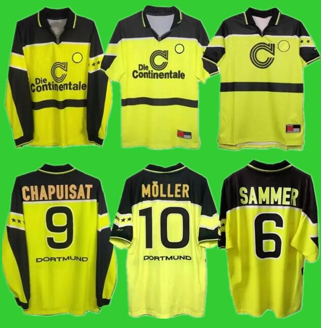 1996 1997 1998 Möller Chapuisat retro soccer jersey 88 89 Borussia Zorc Ricken Dortmund vintage classic longsleeve football shirt, 1997 1998 home longsleeve
1996 1997 1998 Möller Chapuisat retro soccer jersey 88 89 Borussia Zorc Ricken Dortmund vintage classic longsleeve football shirt, 1997 1998 home longsleeve