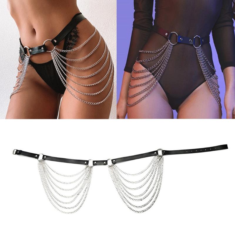 Belts Concise Design Waist Trimmers Leather Belly Chain Geometric Multilayered Girdles Decoration Party Nightclub, As pic
Belts Concise Design Waist Trimmers Leather Belly Chain Geometric Multilayered Girdles Decoration Party Nightclub, As pic