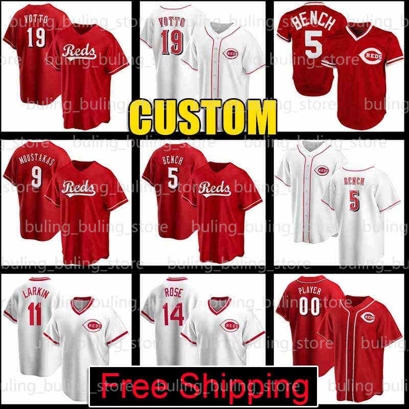 Reds Jersey 14 Pete Rose 19 Joey Votto Cincinnati 5 Johnny Bench Baseball Jerseys Mike 9 Moustakas 11 Barry Larkin Mens Tyler Stephenson Lucas Sims Jonathan India 2022, Men new custom cool base(h r)
Reds Jersey 14 Pete Rose 19 Joey Votto Cincinnati 5 Johnny Bench Baseball Jerseys Mike 9 Moustakas 11 Barry Larkin Mens Tyler Stephenson Lucas Sims Jonathan India 2022, Men new custom cool base(h r)