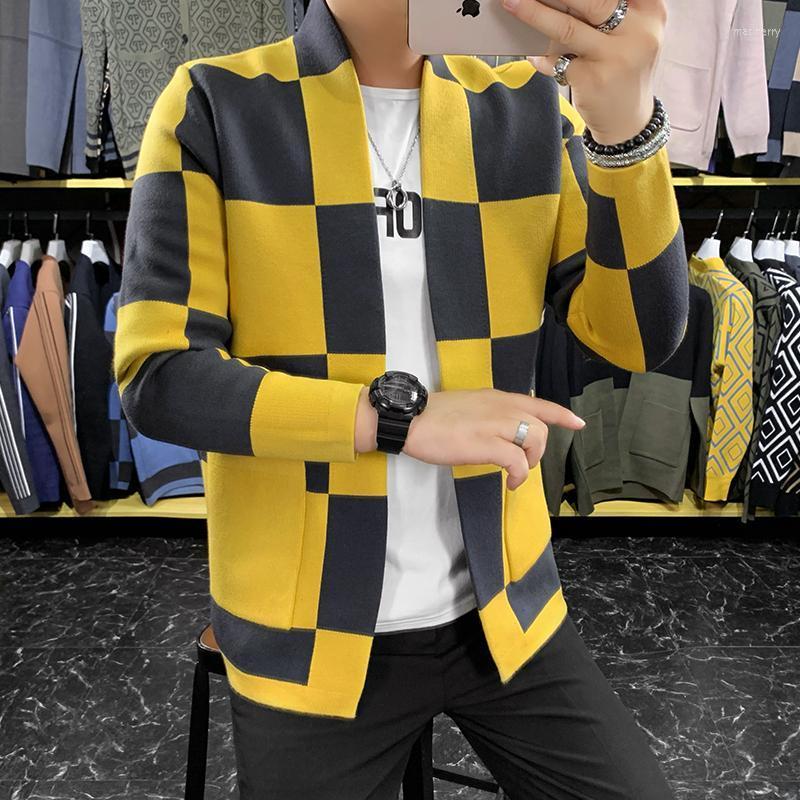 Men's Sweaters Autumn Winter Fashion Plaid Cardigan Men Clothing 2022 Simple All Match Slim Fit Casual Knitted Coats Streetwear Mari22, Blue
Men's Sweaters Autumn Winter Fashion Plaid Cardigan Men Clothing 2022 Simple All Match Slim Fit Casual Knitted Coats Streetwear Mari22, Blue