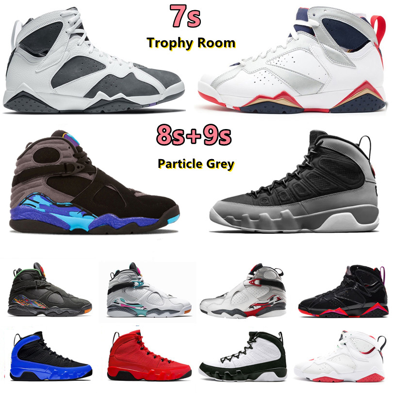 Jumpman 7s 8s 9s Men Basketball Shoes OG 7 Trophy Room Bordeaux Patent 8 Aqua South Beach Raid 9 Particle Grey Chile Gym red Mens Outdoor Trainers Sports Sneakers, Color#1
Jumpman 7s 8s 9s Men Basketball Shoes OG 7 Trophy Room Bordeaux Patent 8 Aqua South Beach Raid 9 Particle Grey Chile Gym red Mens Outdoor Trainers Sports Sneakers, Color#1