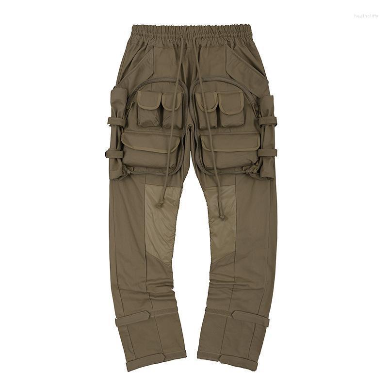 Men's Pants Trendy Men's High Street Multi-pocket Stitching Zipper Functional Overalls Strapping PantsMen's Men'sMen's Heat22, Gray
Men's Pants Trendy Men's High Street Multi-pocket Stitching Zipper Functional Overalls Strapping PantsMen's Men'sMen's Heat22, Gray