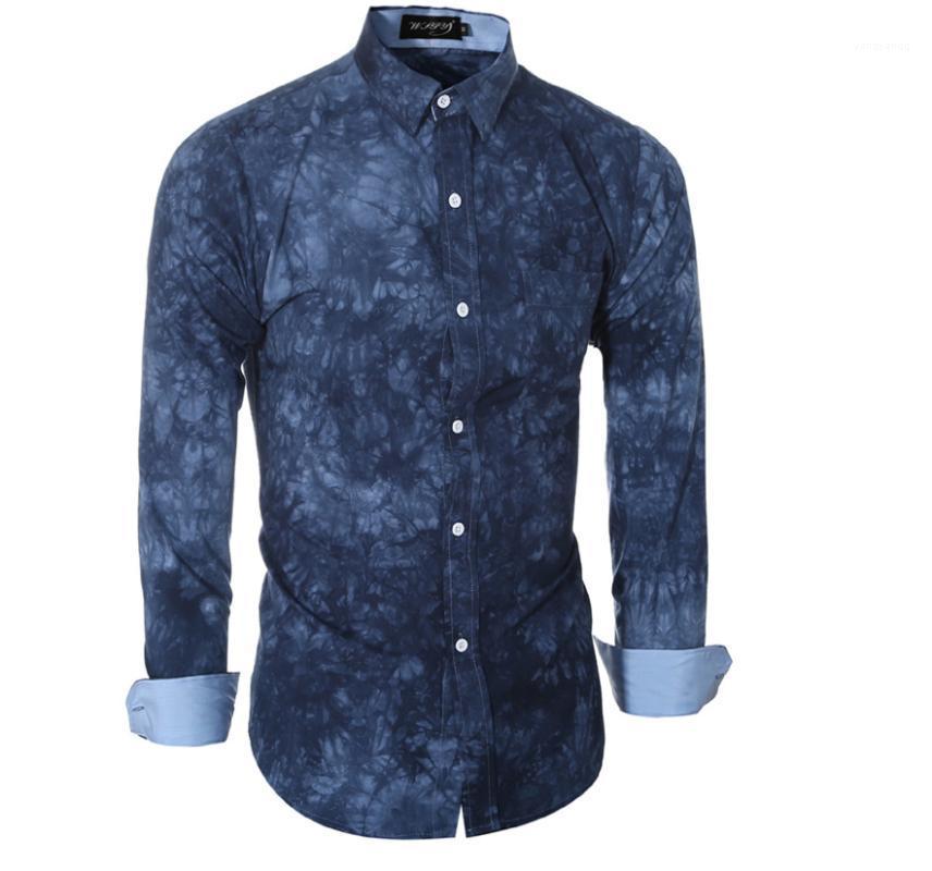 Men's Casual Shirts Mens 2022 Men 3D Print Dyeing Fashion Blouse Single Breasted Long Sleeve Shirt Japanese Streetwear, Gray 
Men's Casual Shirts Mens 2022 Men 3D Print Dyeing Fashion Blouse Single Breasted Long Sleeve Shirt Japanese Streetwear, Gray