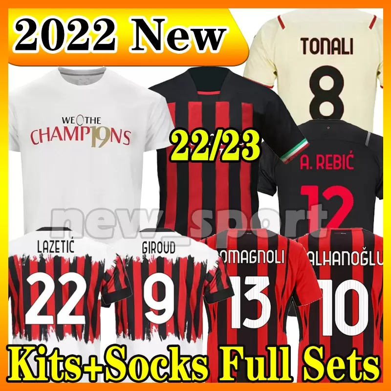 23 OMORI Soccer jerseys GIROUD IBRAHIMOVIC R.LEAO LAZETIC Fourth 4th kit 2022 2023 TONALI A.REBIC KJER Kessie theo brahim Men kids sets Top football shirt uniforms, 22 23 special player
23 OMORI Soccer jerseys GIROUD IBRAHIMOVIC R.LEAO LAZETIC Fourth 4th kit 2022 2023 TONALI A.REBIC KJER Kessie theo brahim Men kids sets Top football shirt uniforms, 22 23 special player