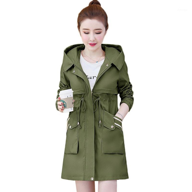Women's Trench Coats Coat For Women 2022 Spring Clothes Autumn Outerwear Casual Long Sleeve Hooded Female Windbreaker, Blue 
Women's Trench Coats Coat For Women 2022 Spring Clothes Autumn Outerwear Casual Long Sleeve Hooded Female Windbreaker, Blue