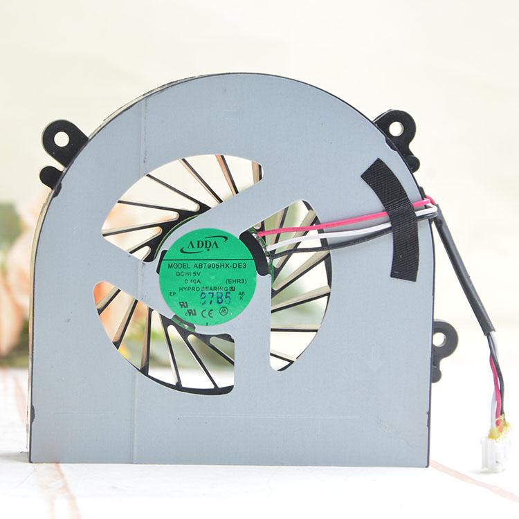 Fans & Coolings AB7905HX-DE3 For ADDA W370ET W150ER DC 5V 0.4A 3-wire Laptop Cooling FanFans
Fans & Coolings AB7905HX-DE3 For ADDA W370ET W150ER DC 5V 0.4A 3-wire Laptop Cooling FanFans