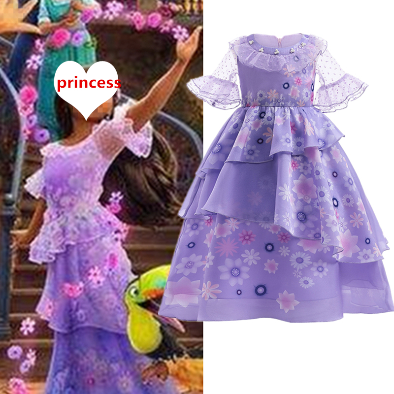 Girls Winter Princess Dress Costumes For Kids Cosplay Dresses disfraz carnaval vestido de festa infantil 220422