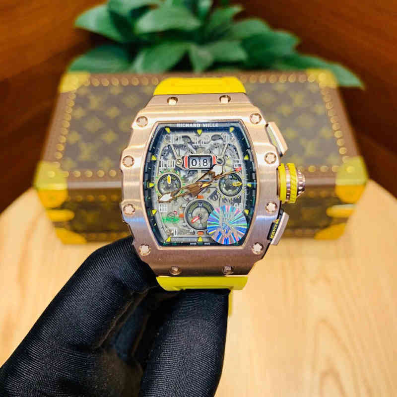 Luxury mens Watch Richa millls Mechanics Richa Wristwatch Calendar Flyback Multifunctional Fully Mechanical LYFZ, Black
Luxury mens Watch Richa millls Mechanics Richa Wristwatch Calendar Flyback Multifunctional Fully Mechanical LYFZ, Black