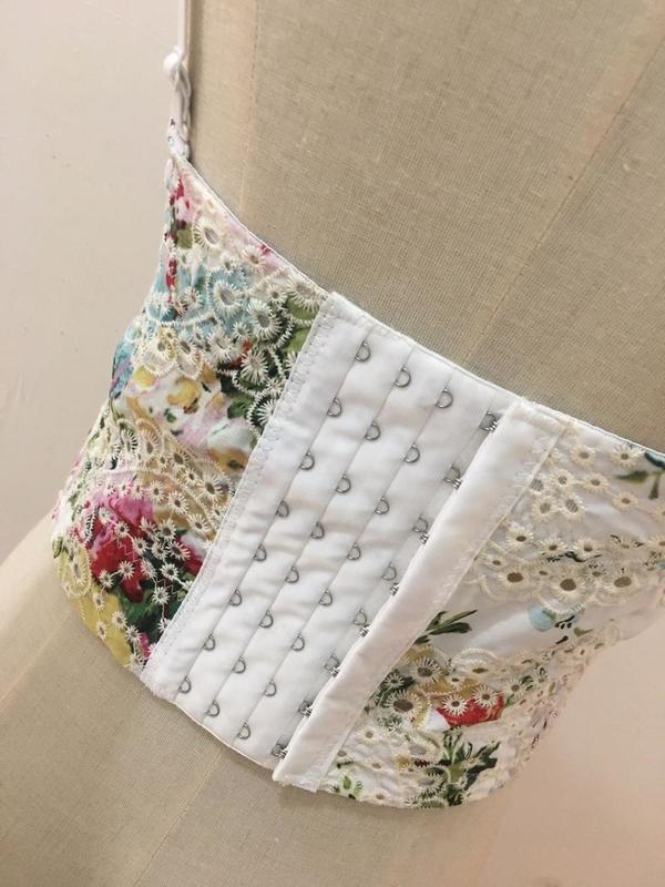 Sweet youth printed cotton tops Women Sexy Summer Palm & Floral Print Push Up Bralet Women's Bustier Bra Cropped Tops 220316