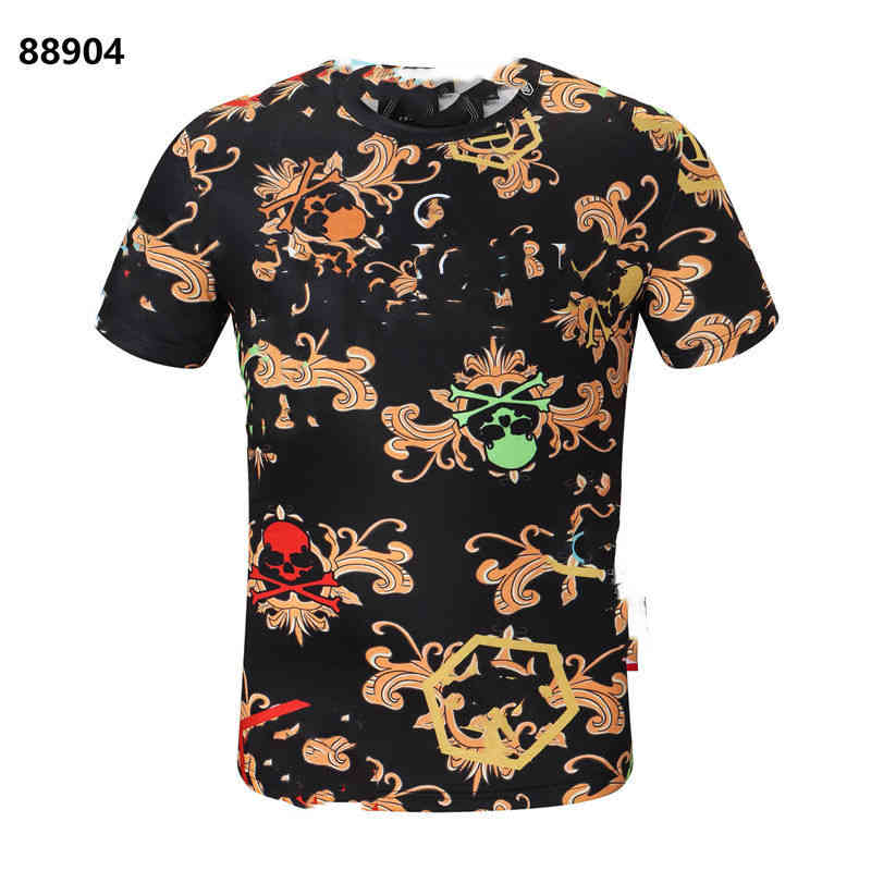 European station Gery PP European and American fashion brand high-grade skull PP classic short sve t-shirt men and women embroidered, Black
European station Gery PP European and American fashion brand high-grade skull PP classic short sve t-shirt men and women embroidered, Black