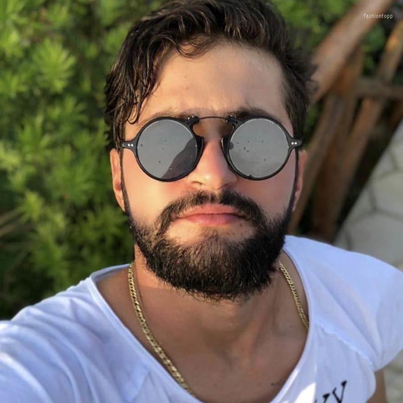 Sunglasses Round Metal Frame Men Brand Designer Steampunk Small Sun Glasses Women Vintage Eyewear Outdoor Driving Oculos De SolSunglasses
Sunglasses Round Metal Frame Men Brand Designer Steampunk Small Sun Glasses Women Vintage Eyewear Outdoor Driving Oculos De SolSunglasses
