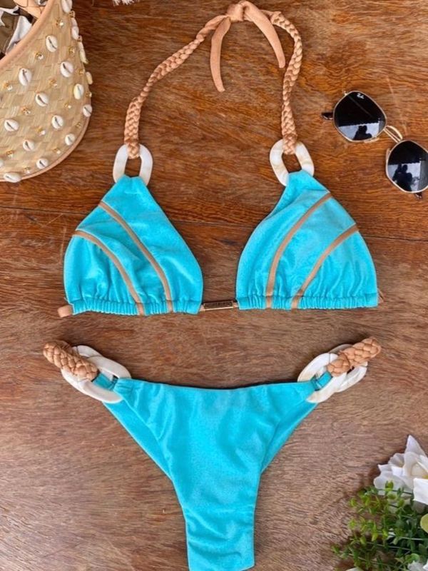 Black Bandeau Bikini Set Strapless Swimwear Women Push Up Biquini Sexy Thong Patchwork Swimsuit Backless Bathingsuit 220611