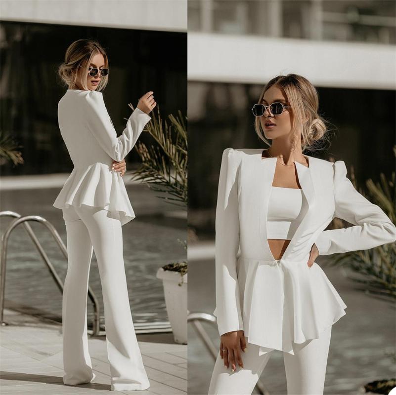 Women's Two Piece Pants Spring White Women Suit 3 Pcs Ladies Blazer Pant Camisole Formal Evening Party Tuxedos Wedding Work Wear TailoredWom, Black
Women's Two Piece Pants Spring White Women Suit 3 Pcs Ladies Blazer Pant Camisole Formal Evening Party Tuxedos Wedding Work Wear TailoredWom, Black
