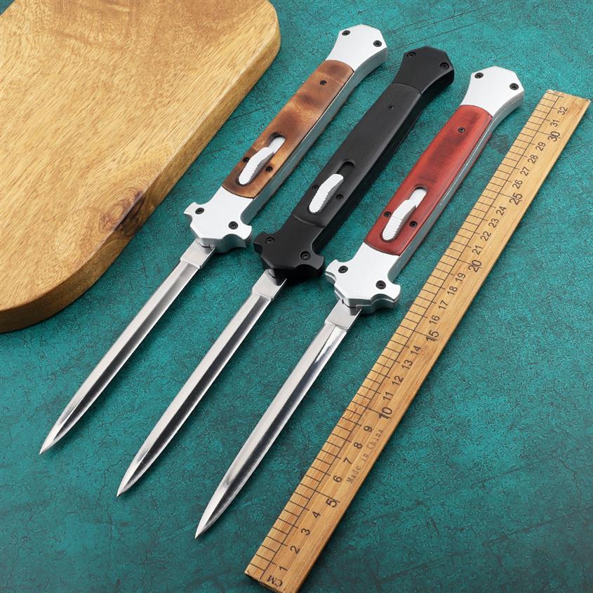 15 inch 440C blade wooden handle pocket ITA automatic knife folding camping outdoor self-defense 3300 3310300T
15 inch 440C blade wooden handle pocket ITA automatic knife folding camping outdoor self-defense 3300 3310300T