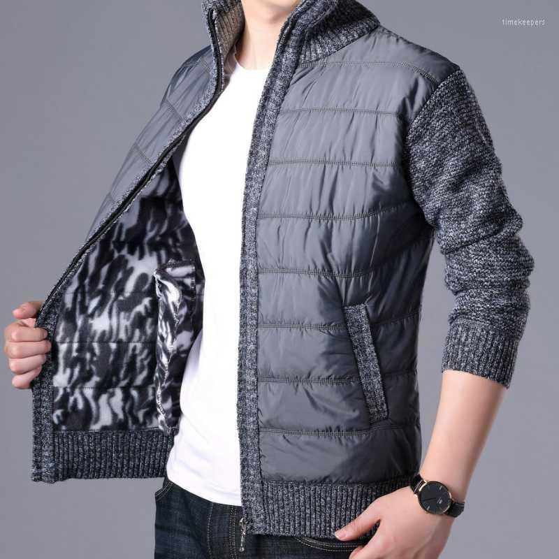 Men's Sweaters Sweater Jacket Men Winter Thick Fleece Cardigan Coat Patchwork Design Warm Knitwear Outwear Casual Clothing MYMen's Men'sMen', Navy blue
Men's Sweaters Sweater Jacket Men Winter Thick Fleece Cardigan Coat Patchwork Design Warm Knitwear Outwear Casual Clothing MYMen's Men'sMen', Navy blue