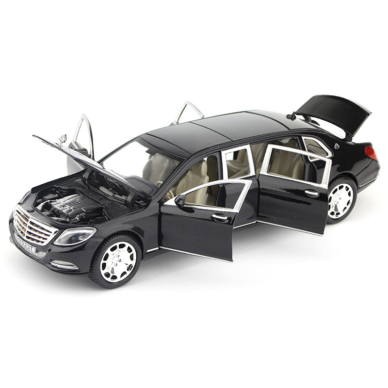 1:24 Maybach S600 Metal Model Diecast Alloy High Simulation Car Models 6 Doors Can Be Opened Inertia Toys For Children Difts 220507 dh5727163