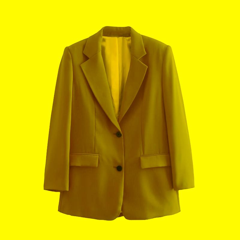 Women's Suits & Blazers 2022 Women Elegant Solid Loose Blazer Long Sleeve Single Breasted Jacket Coat Female Fuchsia Casual Tops CD8627Women
Women's Suits & Blazers 2022 Women Elegant Solid Loose Blazer Long Sleeve Single Breasted Jacket Coat Female Fuchsia Casual Tops CD8627Women