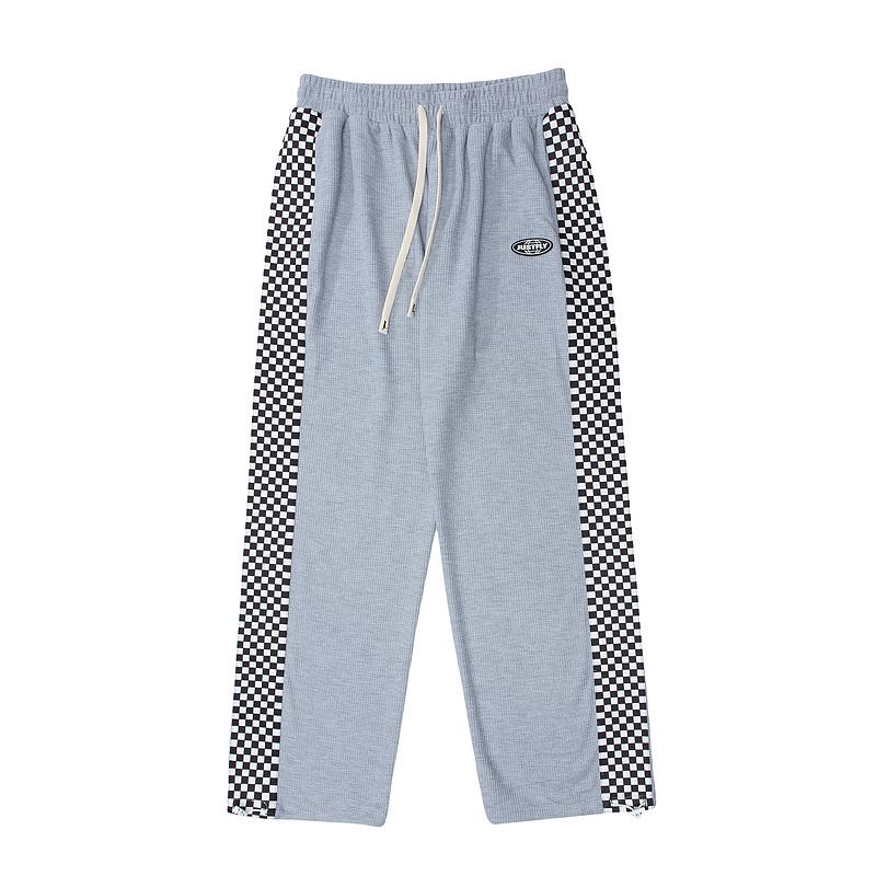 Men' Pants Men Retro Oversize Couple Color Block Straight Joggers Unisex Waffle Pant 2022 SS Harajuku Elastic Waist Trousers Sweatpant
Men' Pants Men Retro Oversize Couple Color Block Straight Joggers Unisex Waffle Pant 2022 SS Harajuku Elastic Waist Trousers Sweatpant