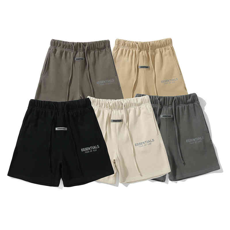 ESS T Shirt Fog essentials high street loose shorts men' and women' Capris casual pants sports elastic with reflective head, Khaki
ESS T Shirt Fog essentials high street loose shorts men' and women' Capris casual pants sports elastic with reflective head, Khaki