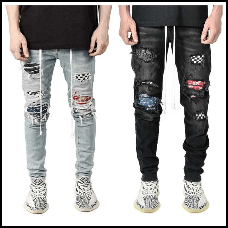 Men' Jeans Ripped For Men Fashion Denim Pencil Pants Street Hipster Casual Trousers -3XL Global Drop, Black
Men' Jeans Ripped For Men Fashion Denim Pencil Pants Street Hipster Casual Trousers -3XL Global Drop, Black
