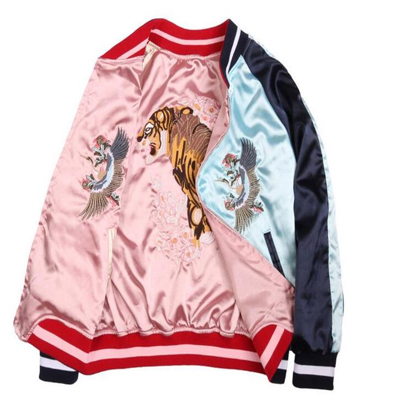 Luxury Tiger Crane Mount Fuji Embroidered Jackets Smooth Women Sukajan Yokosuka Souvenir Spring Autumn Baseball Jacket Coats257z, Blue
Luxury Tiger Crane Mount Fuji Embroidered Jackets Smooth Women Sukajan Yokosuka Souvenir Spring Autumn Baseball Jacket Coats257z, Blue
