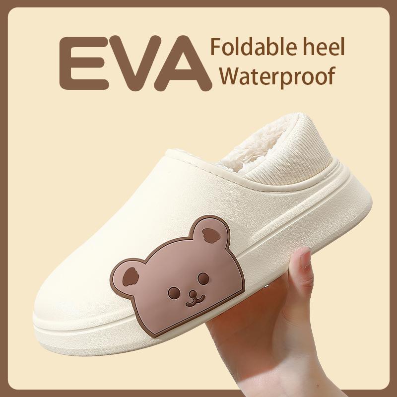 Slippers Winter Women EVA Waterproof Shoes Mens Bear Warm Non-Slip Plush Stepped Cartoon Indoor Outdoor Home Autumn Thick HeelSlippers, A-white
Slippers Winter Women EVA Waterproof Shoes Mens Bear Warm Non-Slip Plush Stepped Cartoon Indoor Outdoor Home Autumn Thick HeelSlippers, A-white