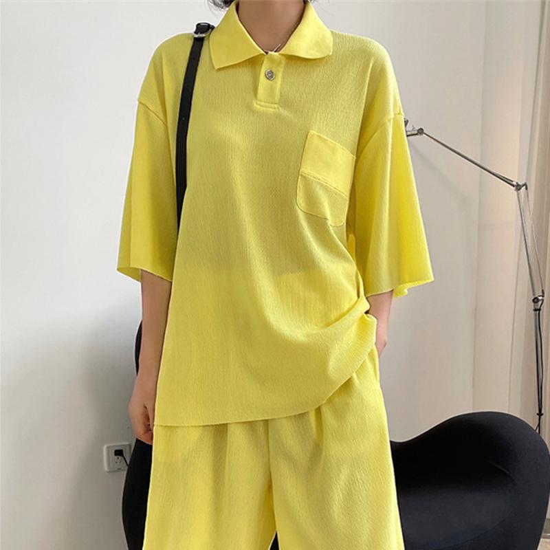 Women's T-Shirt Summer High Quality Women Sport Loose Fashion Ladies Tee Solid Color Casual Elegant Cotton Female Tops T230Women's, Yellow
Women's T-Shirt Summer High Quality Women Sport Loose Fashion Ladies Tee Solid Color Casual Elegant Cotton Female Tops T230Women's, Yellow