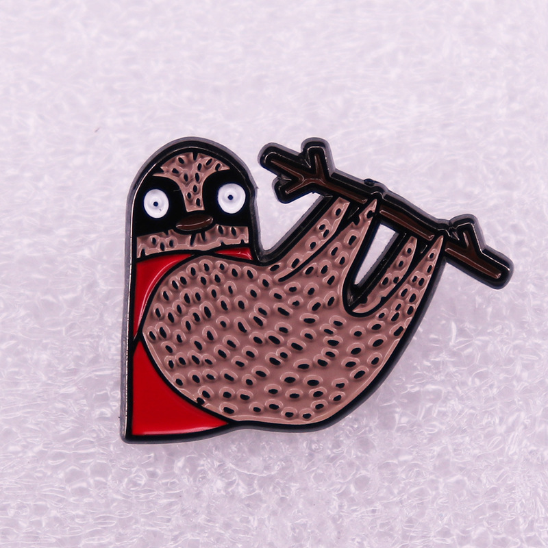 Super Sloth Enamel Pin The Slowest Friendly Superhero In The World with Red Cloak Badge, As picture
Super Sloth Enamel Pin The Slowest Friendly Superhero In The World with Red Cloak Badge, As picture