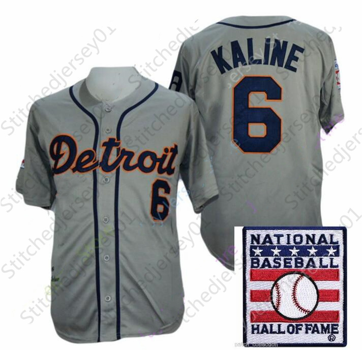 Al Kaline Baseball Wear Jersey 1968 Cooperstown Grey Cream Hall Of Fame Patch, White
Al Kaline Baseball Wear Jersey 1968 Cooperstown Grey Cream Hall Of Fame Patch, White