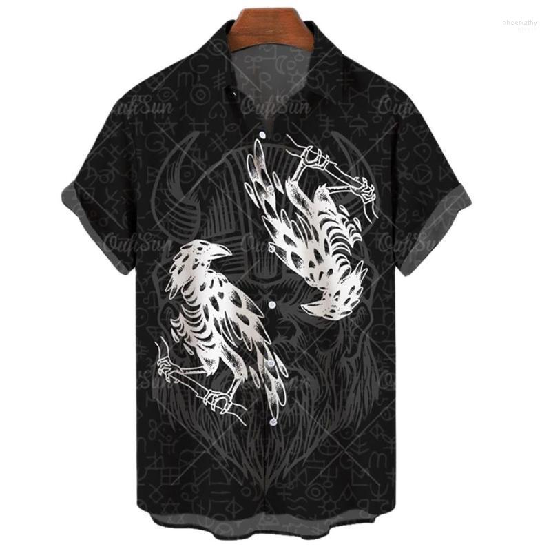 Men' Casual Shirts Printing Men' Shirt Viking Pattern Short-sleeved Summer Hawaiian Unisex Loose Fashion Holiday Christmas TopMen' Ch, Zl-1182
Men' Casual Shirts Printing Men' Shirt Viking Pattern Short-sleeved Summer Hawaiian Unisex Loose Fashion Holiday Christmas TopMen' Ch, Zl-1182