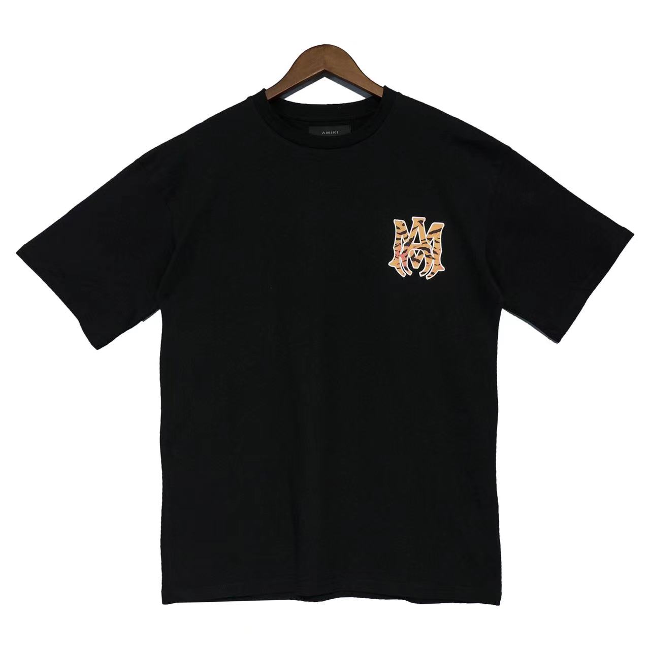 Print Street Round Neck T-shirt High Street Men Women With Loose Short Sleeves, Black
Print Street Round Neck T-shirt High Street Men Women With Loose Short Sleeves, Black