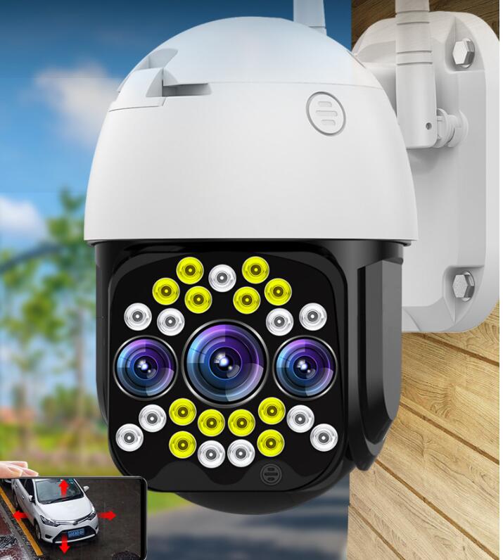 Smart Home Security System 1080P PTZ Wifi IP Camera Outdoor 4X Digital Zoom AI Human Detect Wireless Camera H.265 P2P Audio 2MP 3MP CCTV