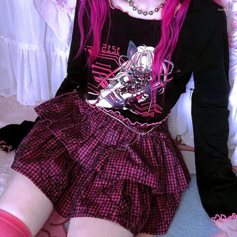 Skirts Japanese Harajuku Girls Pink Plaid High Waist Pleated Ball Gown Punk Sweet Lolita Cake Mini Skirt Y2K Fashion Women, As pic
Skirts Japanese Harajuku Girls Pink Plaid High Waist Pleated Ball Gown Punk Sweet Lolita Cake Mini Skirt Y2K Fashion Women, As pic