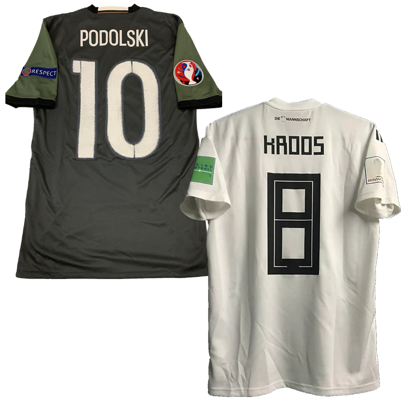 Retro classic 16 17 18 soccer jerseys national team DRAXLER SCHURRLE OZIL MUSTAFI REUS MUSTAFI PODOLSKI KROOS GOTZE SCHWEINSTEIGER germanyS football shirt, 2018 home+chest
Retro classic 16 17 18 soccer jerseys national team DRAXLER SCHURRLE OZIL MUSTAFI REUS MUSTAFI PODOLSKI KROOS GOTZE SCHWEINSTEIGER germanyS football shirt, 2018 home+chest