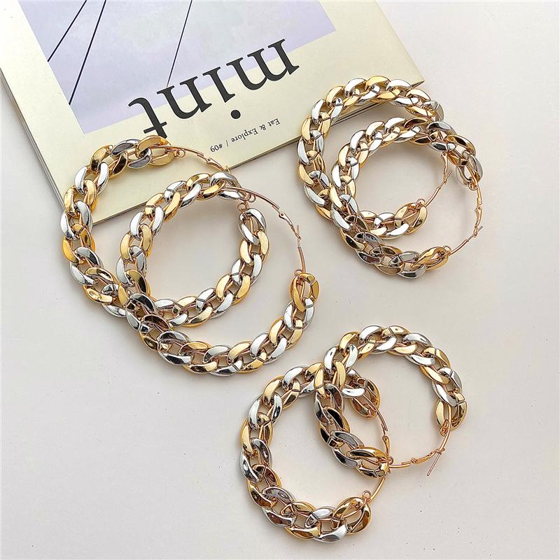 Hoop & Huggie Bohemian Oversize Chain Earrings For Women Double Gold Silver Color Circle 2022 Luxury Fashion StatementsHoop
Hoop & Huggie Bohemian Oversize Chain Earrings For Women Double Gold Silver Color Circle 2022 Luxury Fashion StatementsHoop