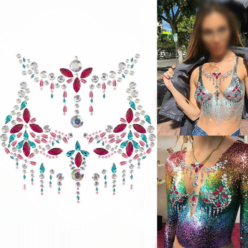 Sexy Nipple Sticker Tattoo Jewels Crystal Body Art Temporary Festival Makeup Women Chest Lady Breast
Sexy Nipple Sticker Tattoo Jewels Crystal Body Art Temporary Festival Makeup Women Chest Lady Breast