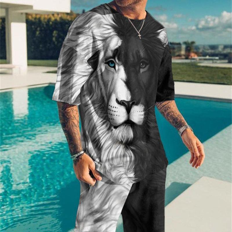 Men's Tracksuits Mens Clothes Fashion Summer Set Tracksuit 3d Printed Casual Short Sleeve T Shirts For Men Sportwear Oversized Tshirts SetMe, Bby-b1
Men's Tracksuits Mens Clothes Fashion Summer Set Tracksuit 3d Printed Casual Short Sleeve T Shirts For Men Sportwear Oversized Tshirts SetMe, Bby-b1