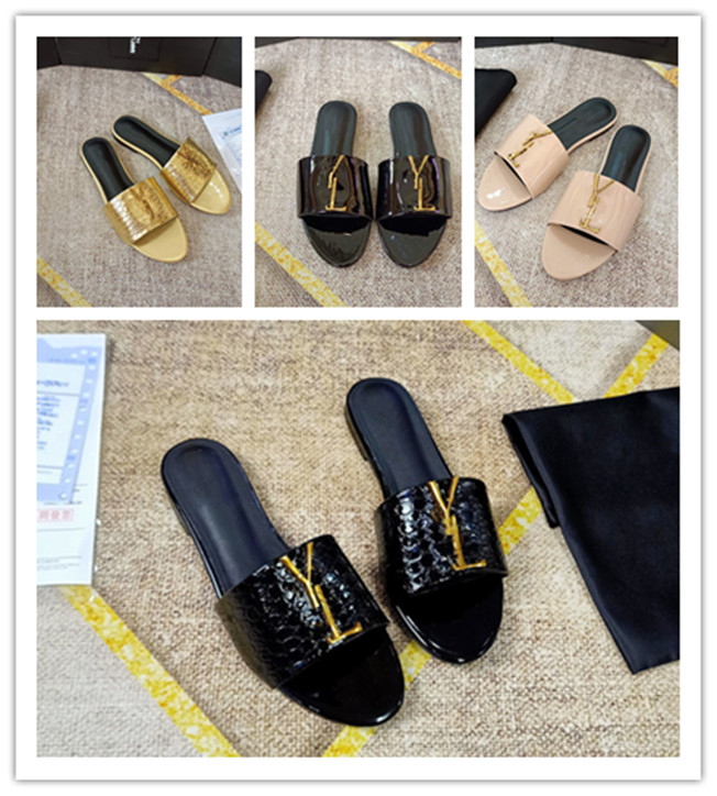 2022 Fashion Luxury Designer Slippers Sliders Womens Summer Sandals Beach Slide Ladies Flip Flops Loafers Metal letters Black Outdoor Home Slides
2022 Fashion Luxury Designer Slippers Sliders Womens Summer Sandals Beach Slide Ladies Flip Flops Loafers Metal letters Black Outdoor Home Slides