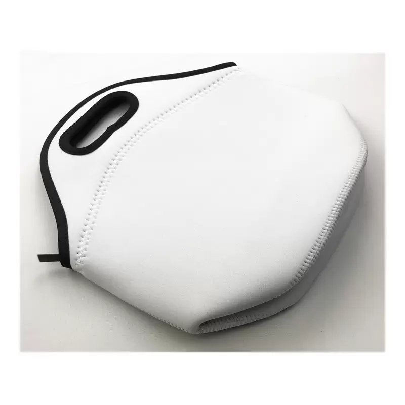 Sublimation Blanks Reusable Neoprene Tote Bag handbag Insulated Soft Lunch Bags With Zipper Design For Work & School FY3499