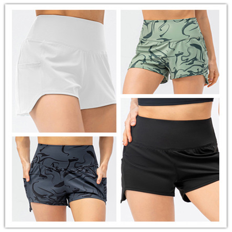 Yoga Outfits Wear Women' Activewear Tennis Shorts Lulu High Waist Running Grey Panch Pattern Green Panch Nylon Pocket Short
Yoga Outfits Wear Women' Activewear Tennis Shorts Lulu High Waist Running Grey Panch Pattern Green Panch Nylon Pocket Short