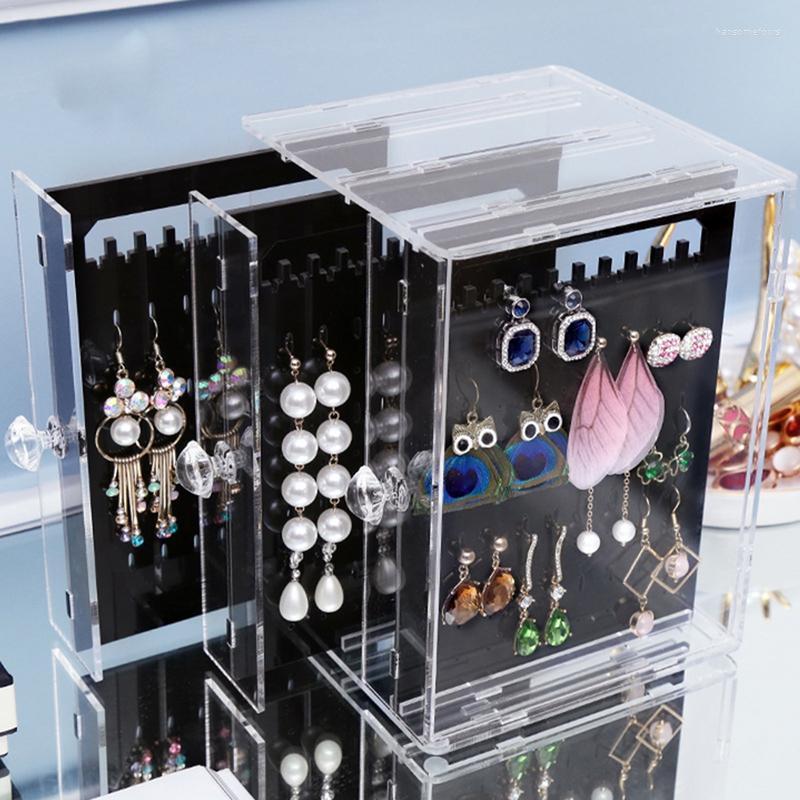 Acrylic Jewelry Organizer Stand Black Plastic Earring Holder Pesentoir Fashion Earrings Display Rack Storage Container Boxes & Bins
Acrylic Jewelry Organizer Stand Black Plastic Earring Holder Pesentoir Fashion Earrings Display Rack Storage Container Boxes & Bins