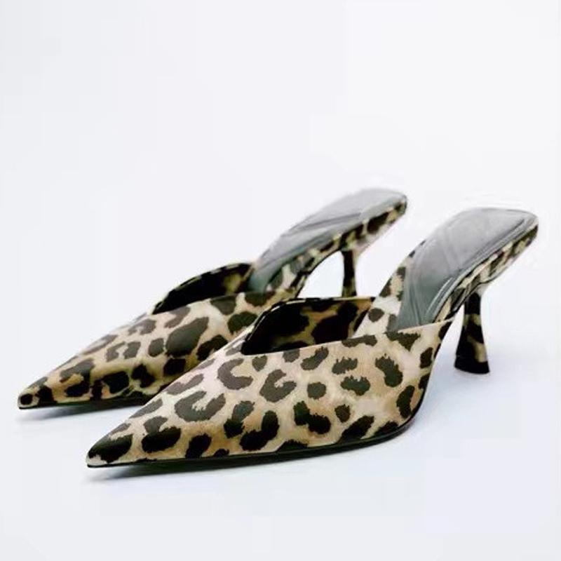 Dress Shoes Animal Print High Heeled Mules 2022 Women Vintage Leopard Pointed Toe Sandals Female Causal Slingback PumpsDress
Dress Shoes Animal Print High Heeled Mules 2022 Women Vintage Leopard Pointed Toe Sandals Female Causal Slingback PumpsDress