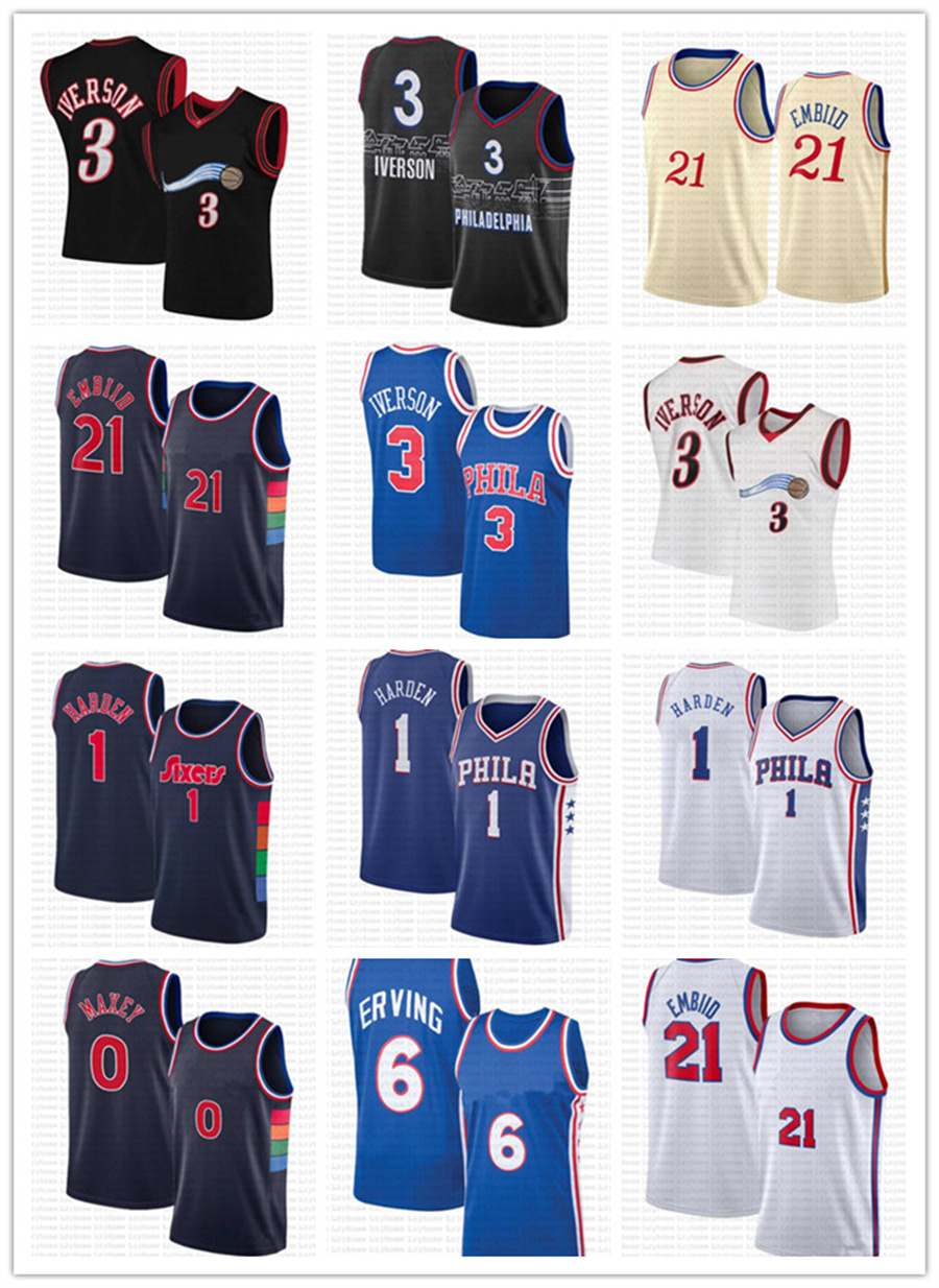 2022 new Joel 21 Embiid James 1 Harden Allen 3 Iverson Basketball Jersey Tyrese 0 Maxey City Julius 6 Erving Joel sixer Retro Sports Jerseys Shirt black
2022 new Joel 21 Embiid James 1 Harden Allen 3 Iverson Basketball Jersey Tyrese 0 Maxey City Julius 6 Erving Joel sixer Retro Sports Jerseys Shirt black