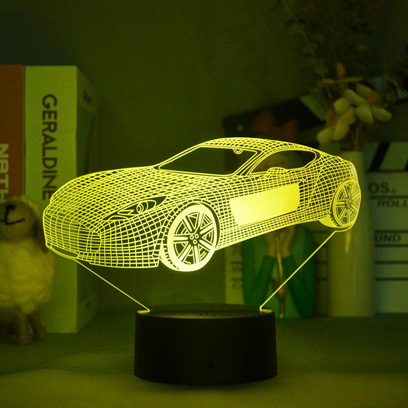 Night Lights Sports Car 3d Illusion Lamp For Bedroom Decor Nightlight Color Changing Remote Control Led Light Table Gifts Kids
Night Lights Sports Car 3d Illusion Lamp For Bedroom Decor Nightlight Color Changing Remote Control Led Light Table Gifts Kids