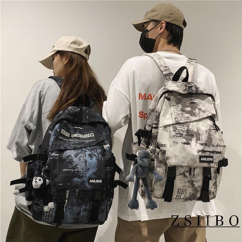 Backpack Vintage Large-capacity Couple School Bag Korea Ulzzang Harajuku Letter Print Famale Trend Y2K Waterproof Travel, 01
Backpack Vintage Large-capacity Couple School Bag Korea Ulzzang Harajuku Letter Print Famale Trend Y2K Waterproof Travel, 01