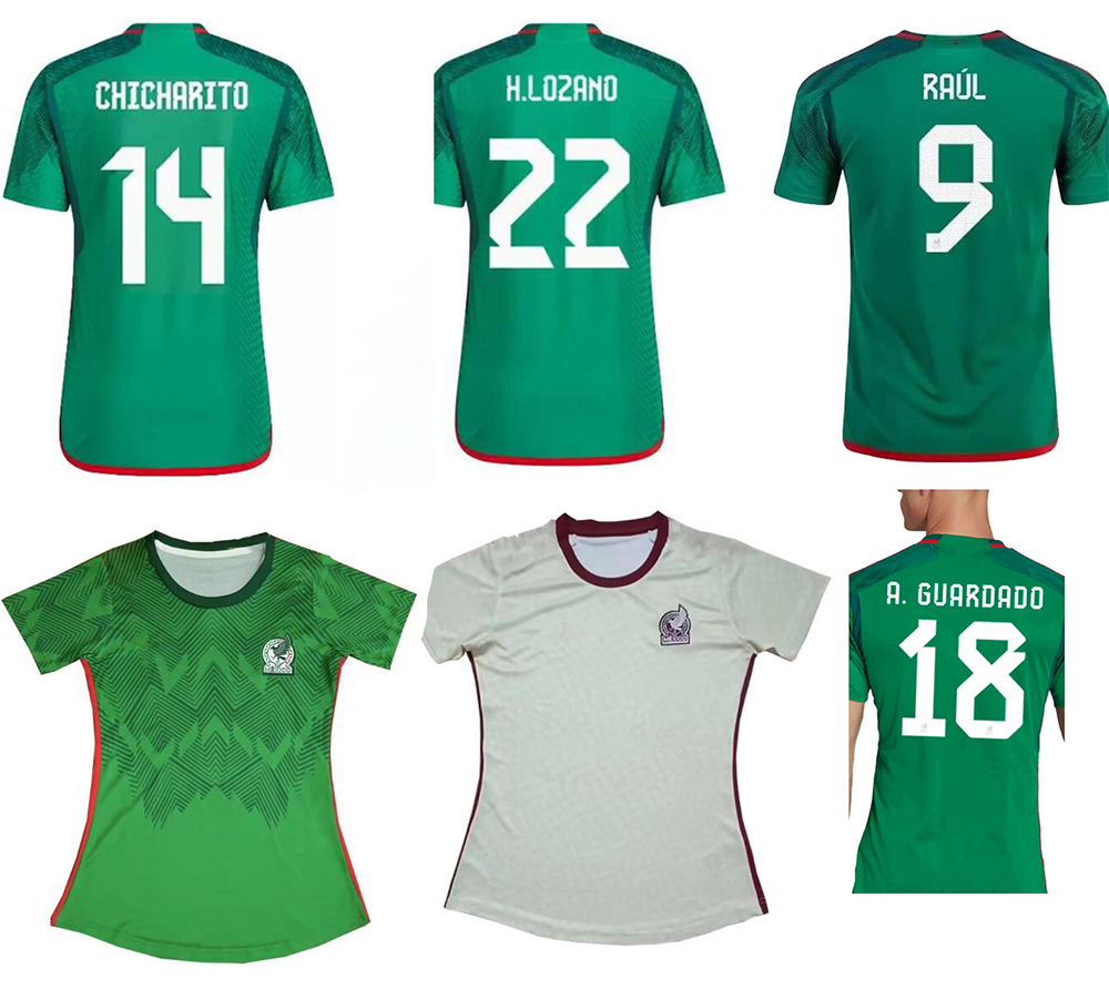 Women Mexico Personality Customized Design 22 23 14 Chicharito Thai Quality Jerseys Soccer Jerseys shirts 18 A.Guardado 22 H.Lozano online 9 RAUL 11 Carlos V football, 22-23 women away
Women Mexico Personality Customized Design 22 23 14 Chicharito Thai Quality Jerseys Soccer Jerseys shirts 18 A.Guardado 22 H.Lozano online 9 RAUL 11 Carlos V football, 22-23 women away