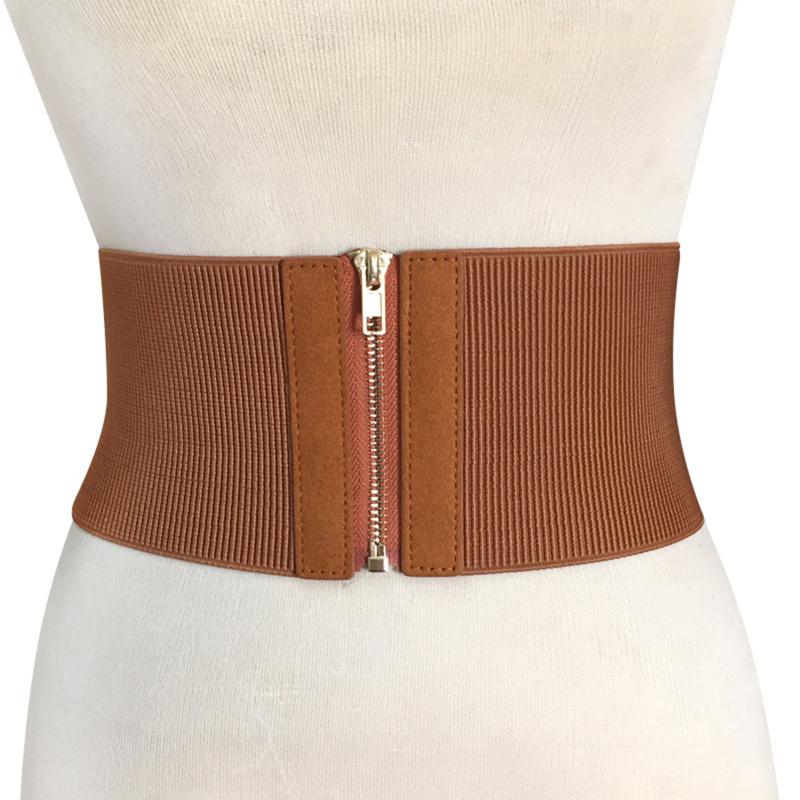Belts Women Elastic Waist Belt Dress Accessories Stretch Wide Zipper Corset Fashion Waistband Adornment For StrapBelts, Black
Belts Women Elastic Waist Belt Dress Accessories Stretch Wide Zipper Corset Fashion Waistband Adornment For StrapBelts, Black
