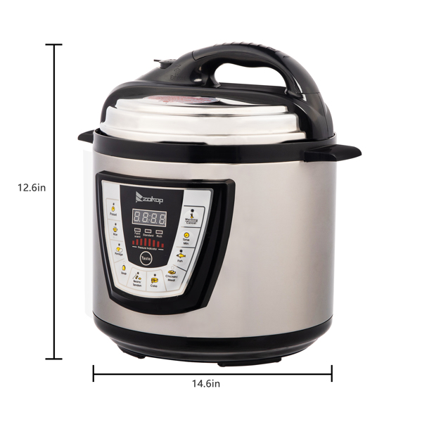 Kitchen Tools Cooking Utensils 1000W Push-button stainless steel electric pressure cooker 13 in 1 cooking mode